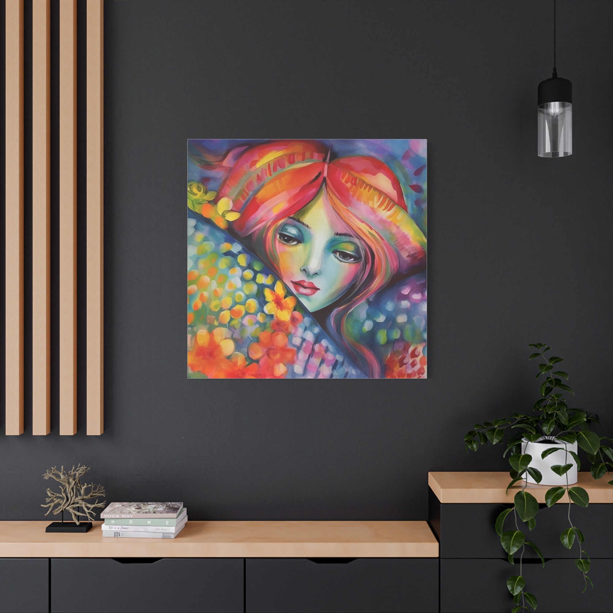 Mermaid Dreaming - Available in 4 Sizes - Matte Canvas