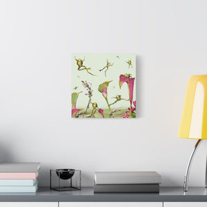 Frogs in Calla Lilies  - Available in 4 Sizes - Matte Canvas