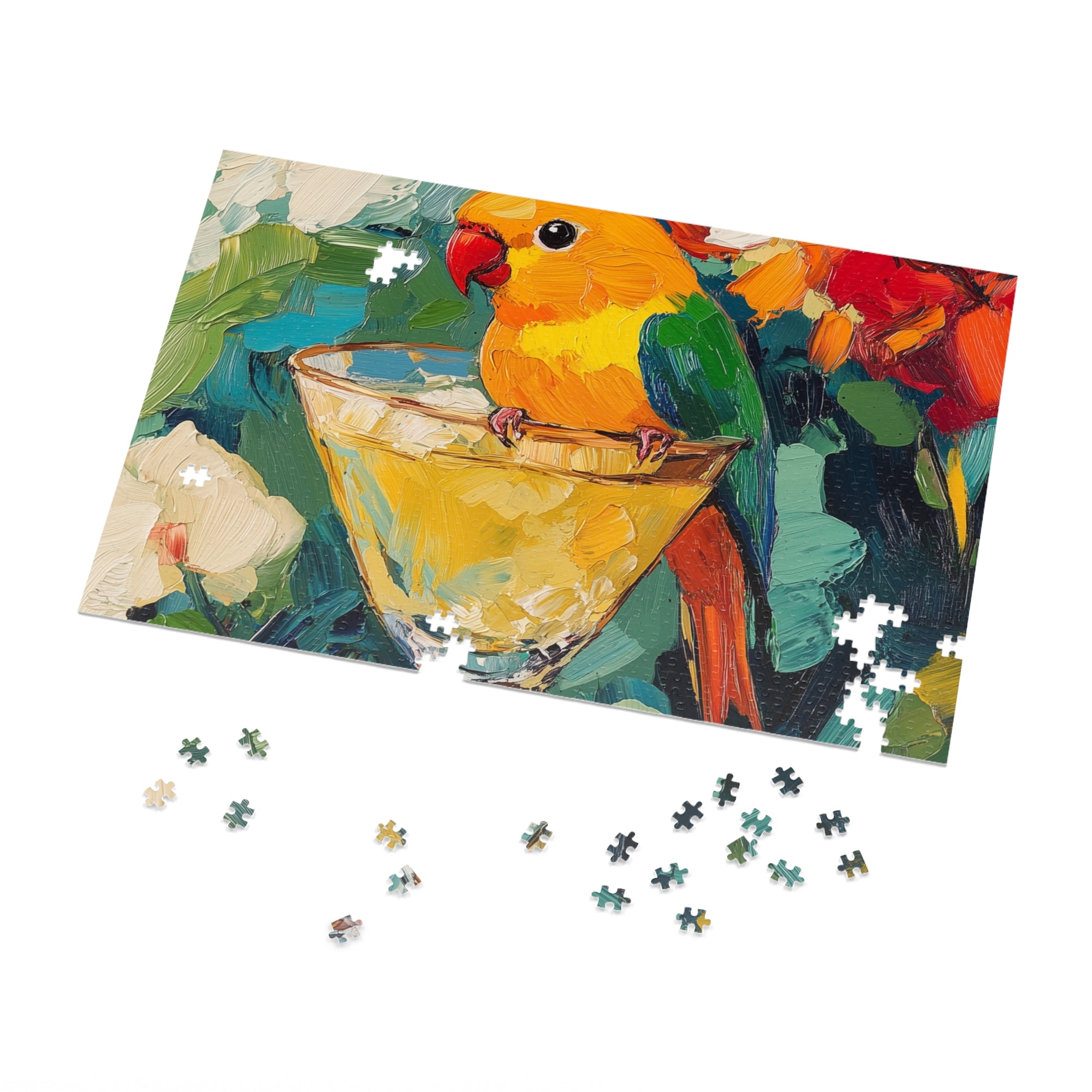 Jigsaw Puzzle | Love Bird Cocktail (30,  252, 500 & 1000-Piece)