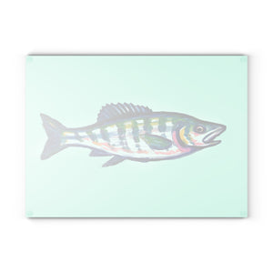 Cutting Board - Green Fish - Personalization Optional