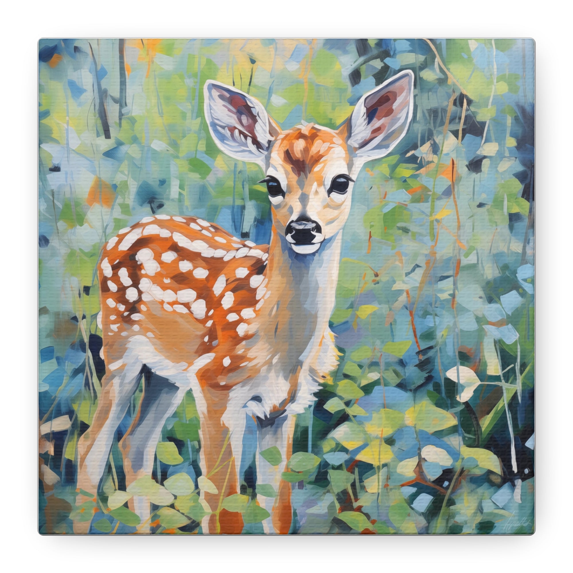 Spotted Fawn - Available in 4 Sizes - Matte Canvas