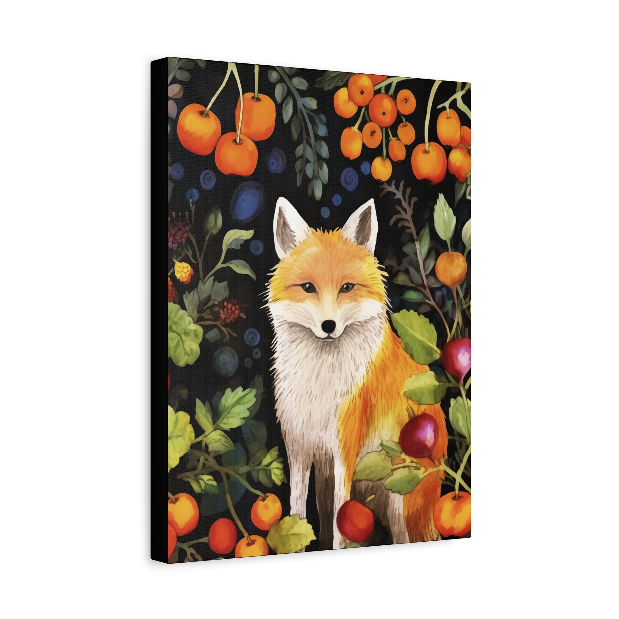 Food Forest Fox 2 - Available in 4 Sizes - Matte Canvas