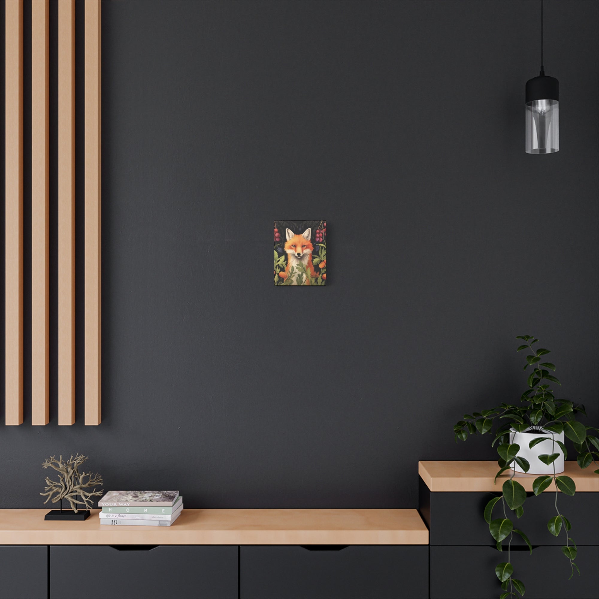 Food Forest Fox - Available in 4 Sizes - Matte Canvas