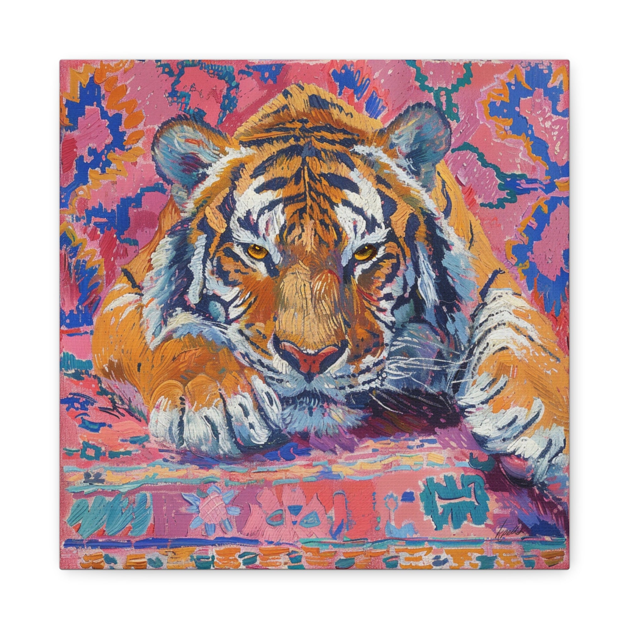 Moroccan Tiger - Available in 5 Sizes - Matte Canvas