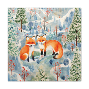 Fox Friend Trails - Available in 4 Sizes - Matte Canvas
