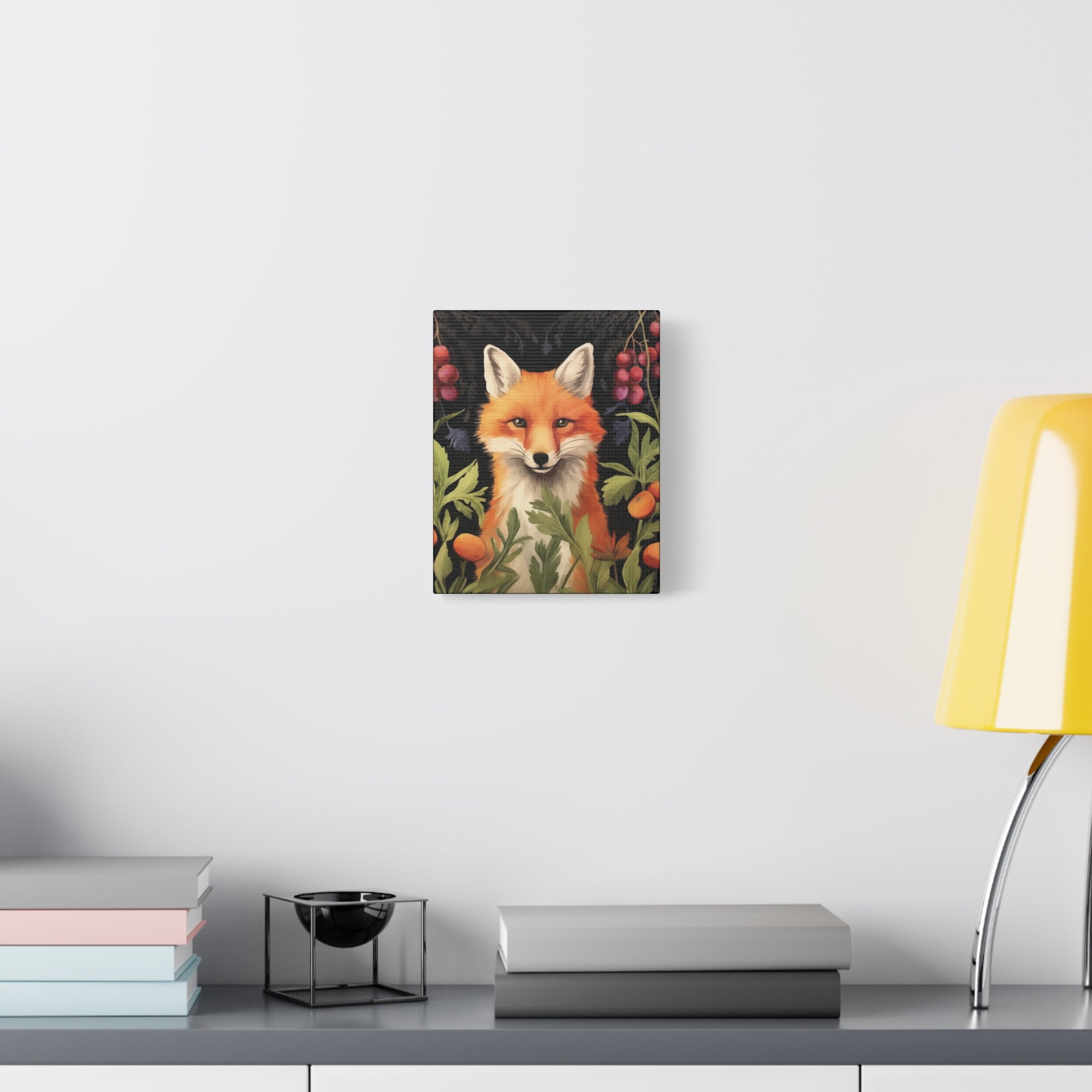 Food Forest Fox - Available in 4 Sizes - Matte Canvas