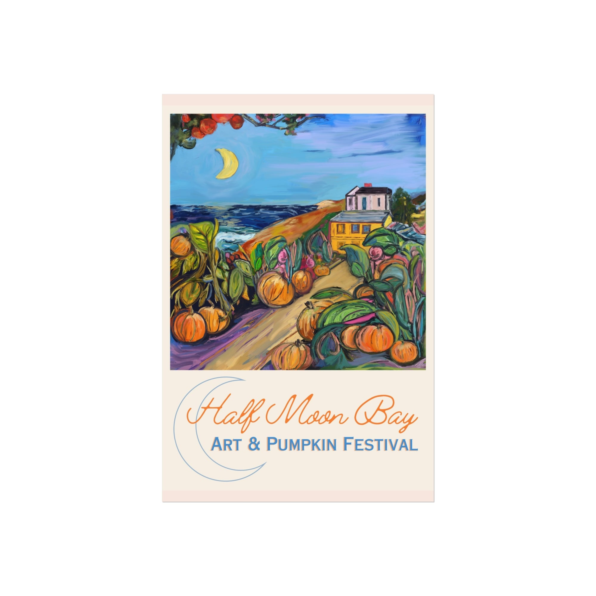 Fine Art Posters| Half Moon Bay Pumpkin and Art Festival | 4 Sizes