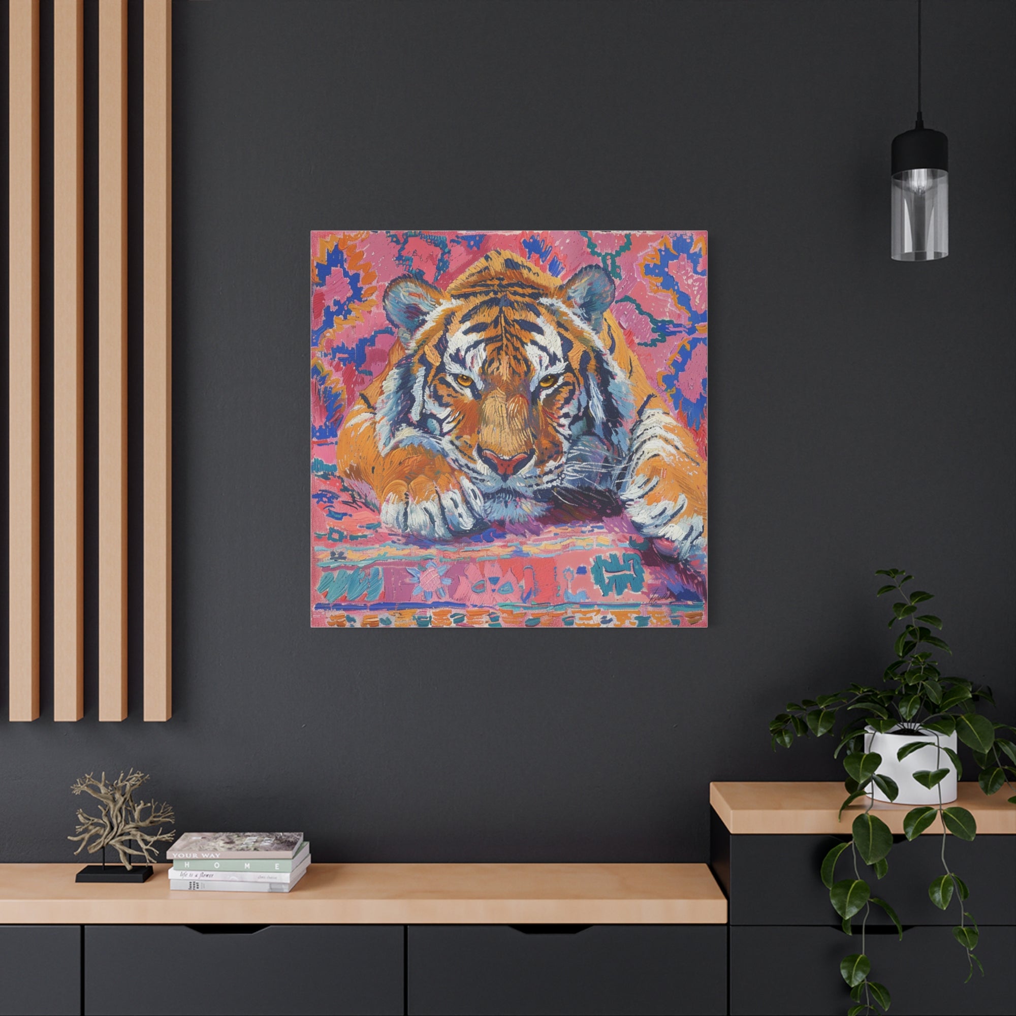 Moroccan Tiger - Available in 5 Sizes - Matte Canvas