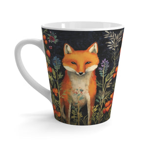 Latte Mug - Fox In Crab Apples