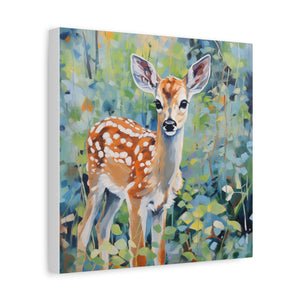 Spotted Fawn - Available in 4 Sizes - Matte Canvas