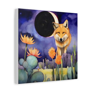 Wolf Moon Eclipse  - Available in 5 Sizes - Matte Canvas