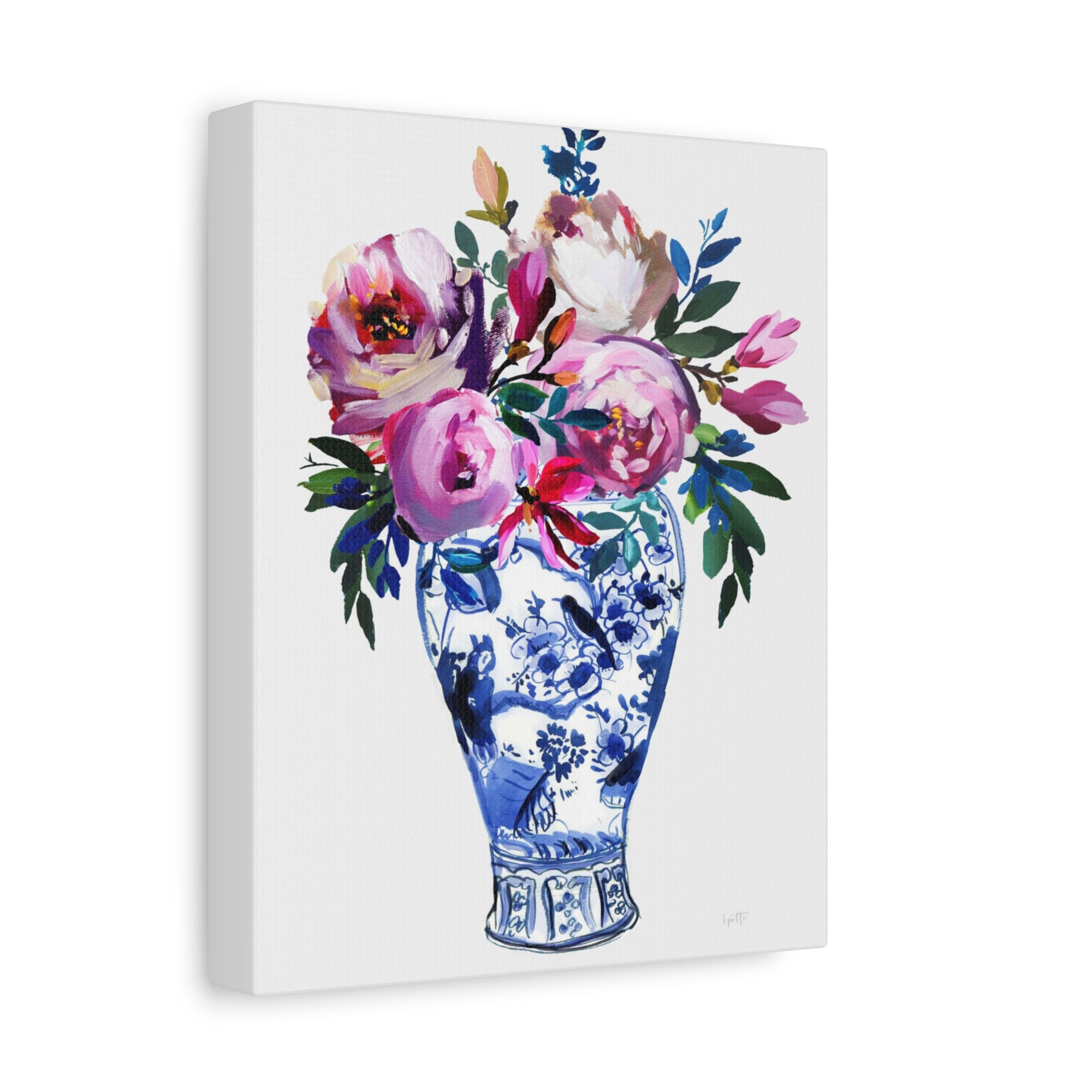 Vivid Chinoiserie No. 3 - Available in 4 Sizes - Matte Canvas