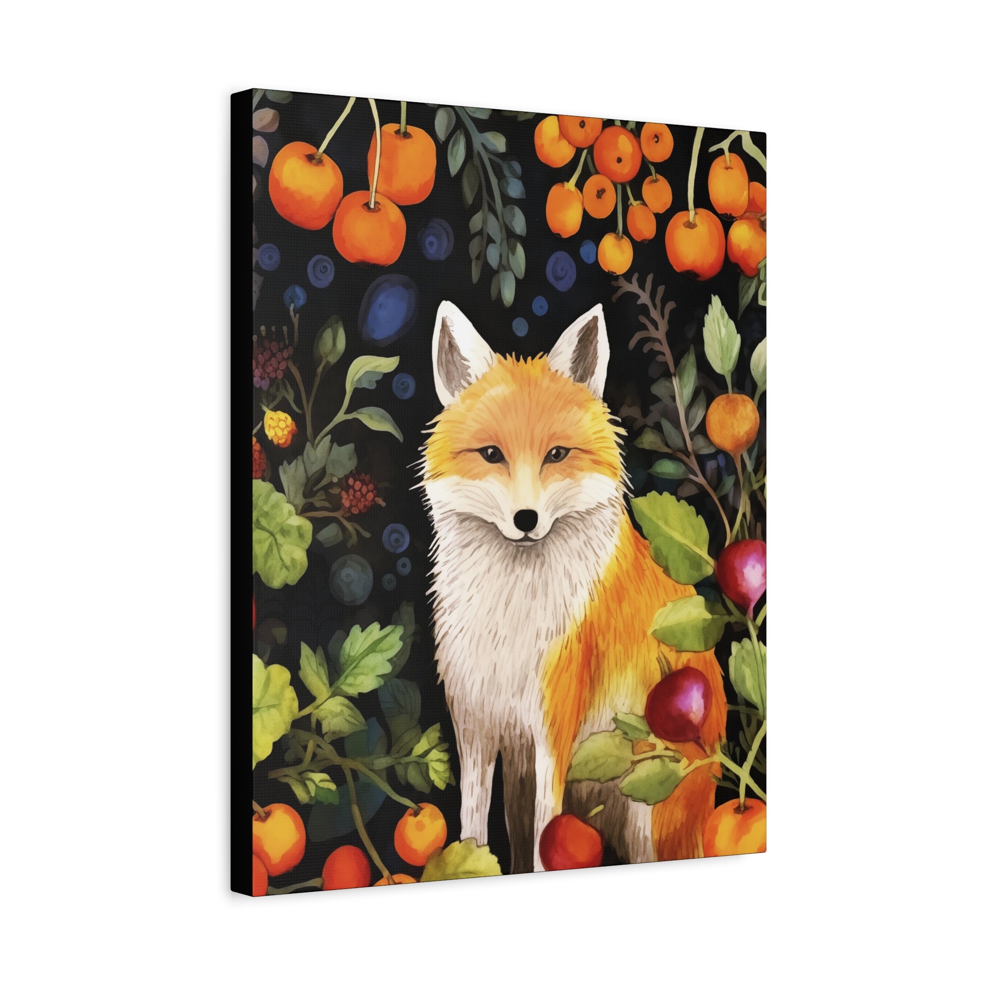 Food Forest Fox 2 - Available in 4 Sizes - Matte Canvas