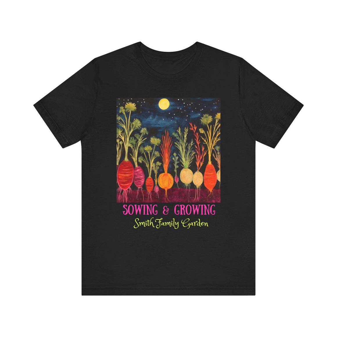 Sowing & Growing - Personalization option - Unisex Jersey Short Sleeve Tee