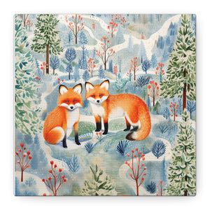 Fox Friend Trails - Available in 4 Sizes - Matte Canvas