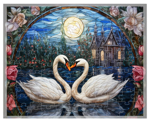 PUZZLE - Sweetheart Swan Fairytale