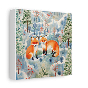 Fox Friend Trails - Available in 4 Sizes - Matte Canvas