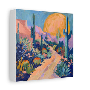 Pastel Desert Setting Sun  - Available in 5 Sizes - Matte Canvas