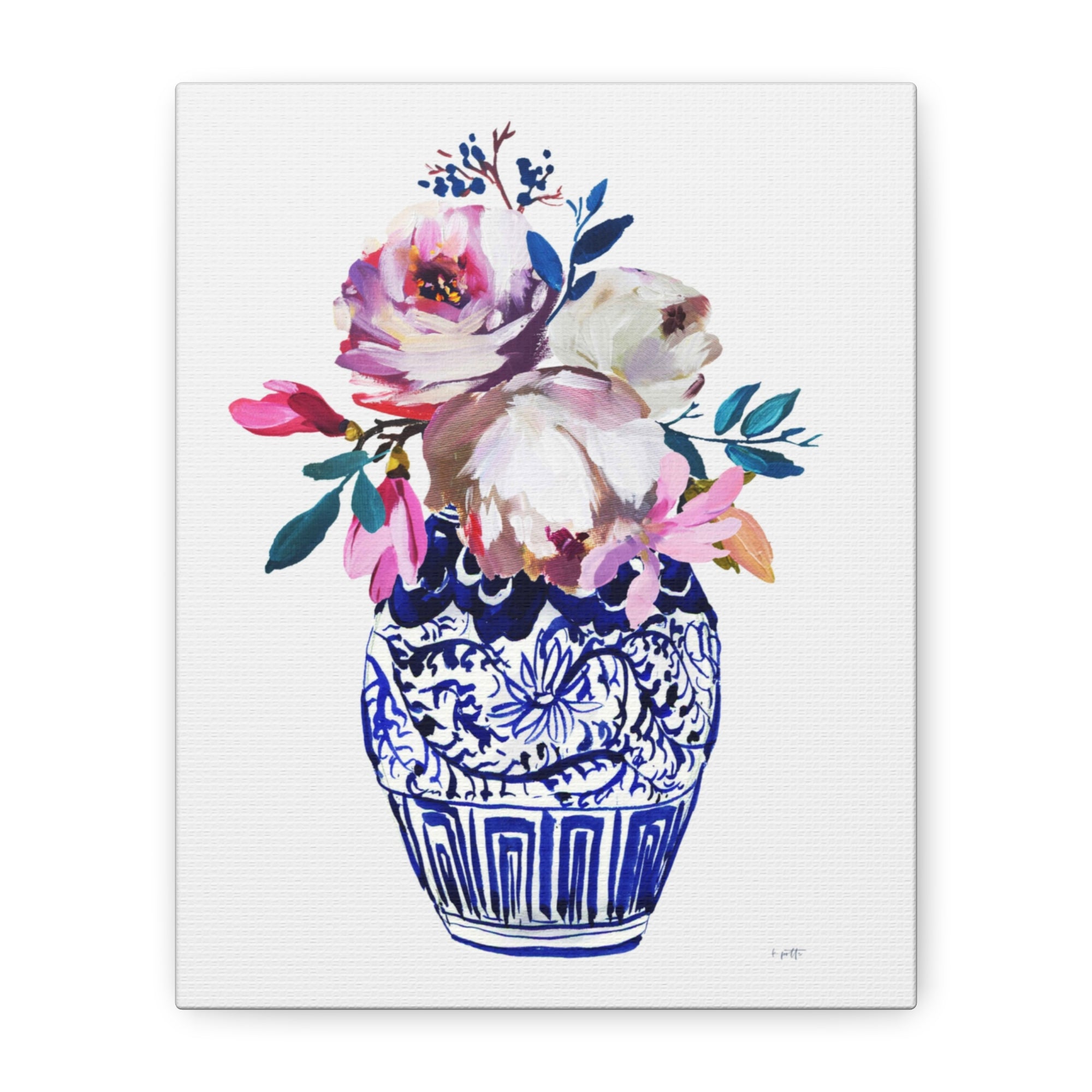 Vivid Chinoiserie No. 2 - Available in 4 Sizes - Matte Canvas