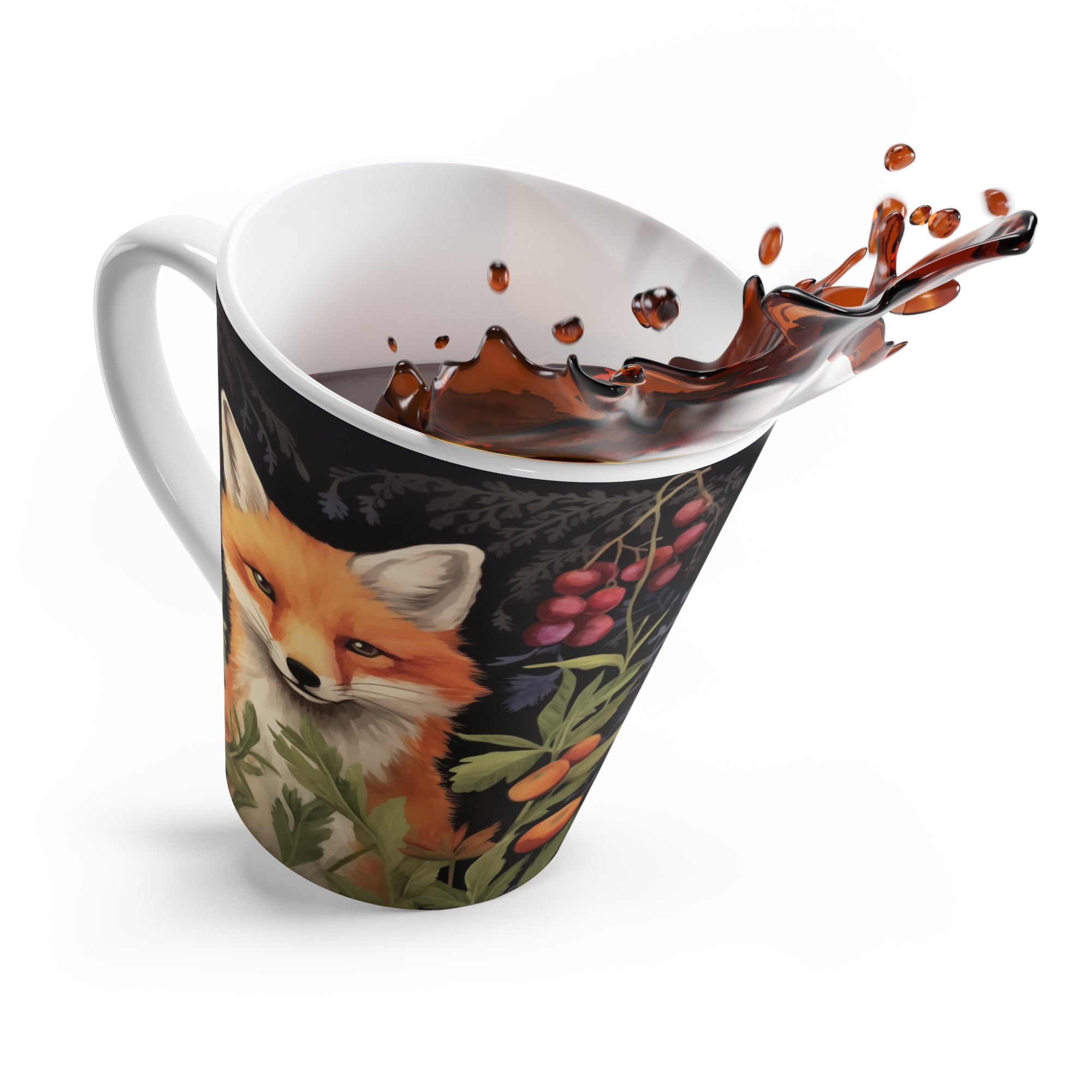 Latte Mug - Food Forest Fox