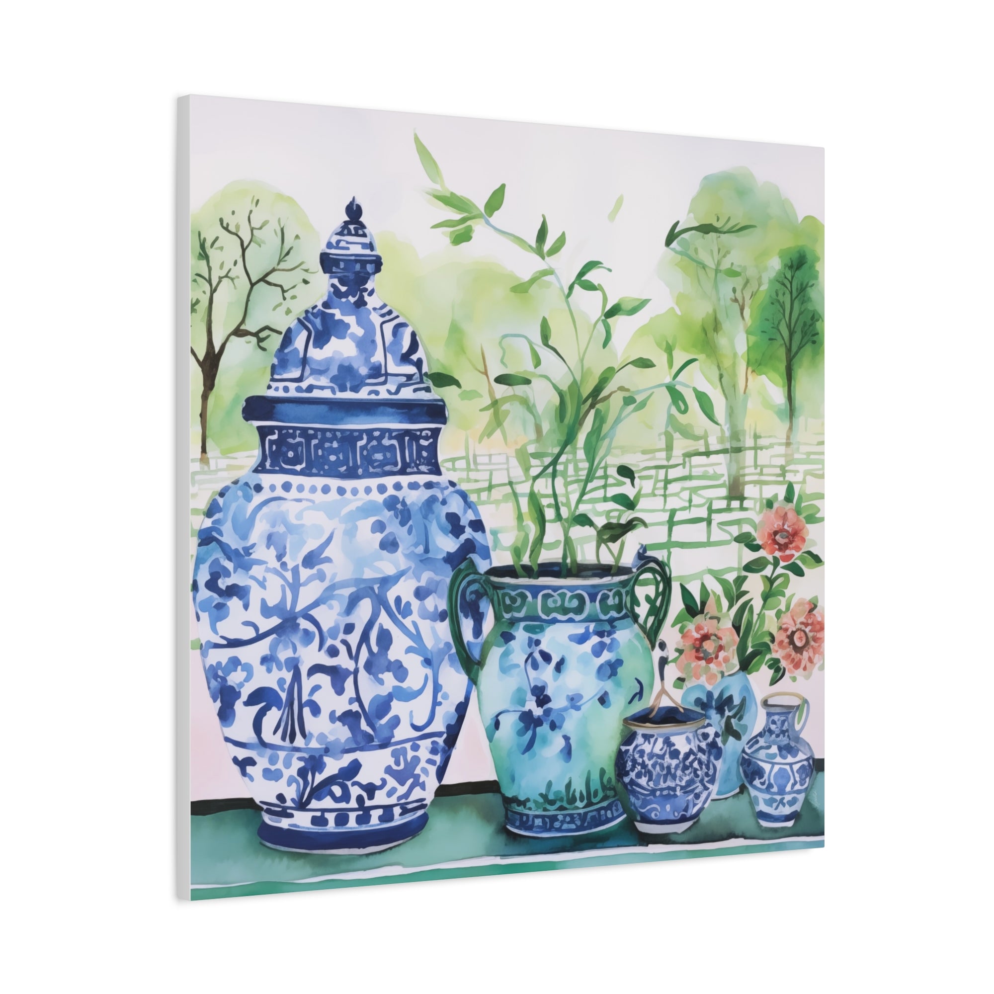 The Bamboo Gardens - Available in 4 sizes - Matte Canvas