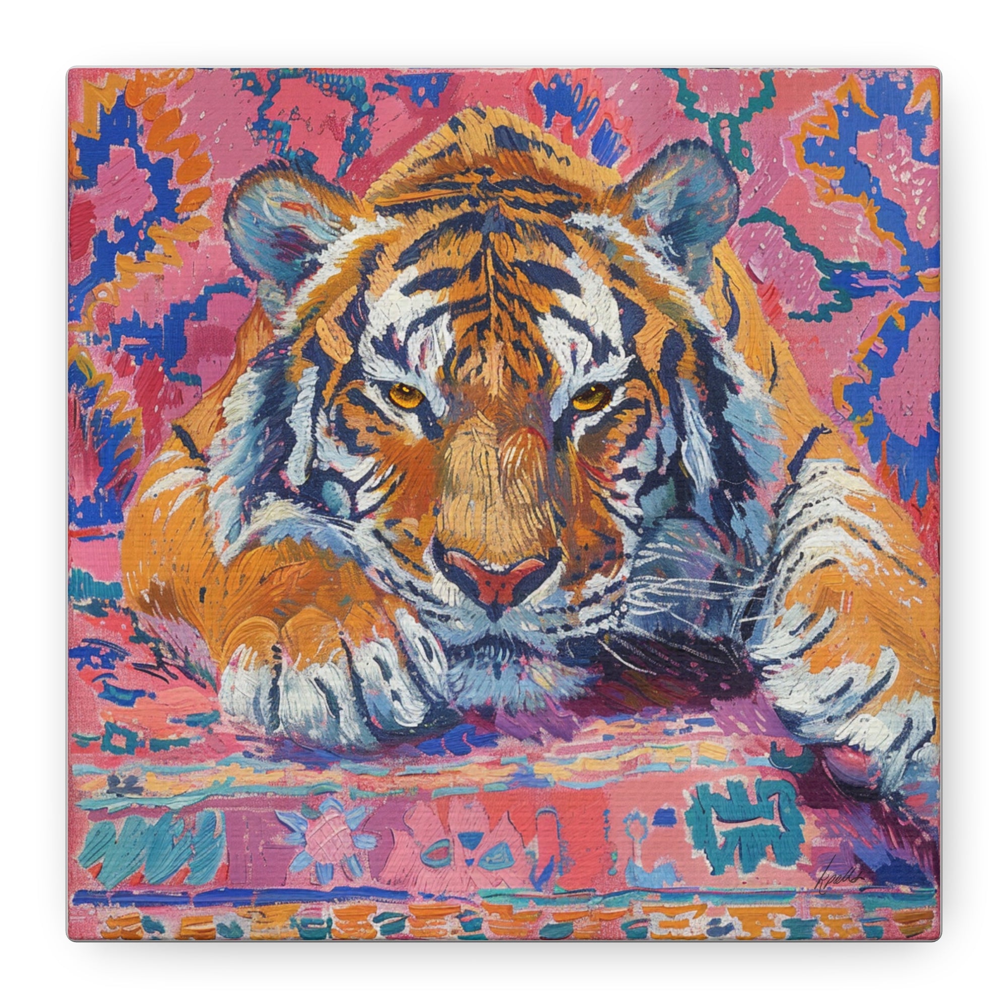 Moroccan Tiger - Available in 5 Sizes - Matte Canvas