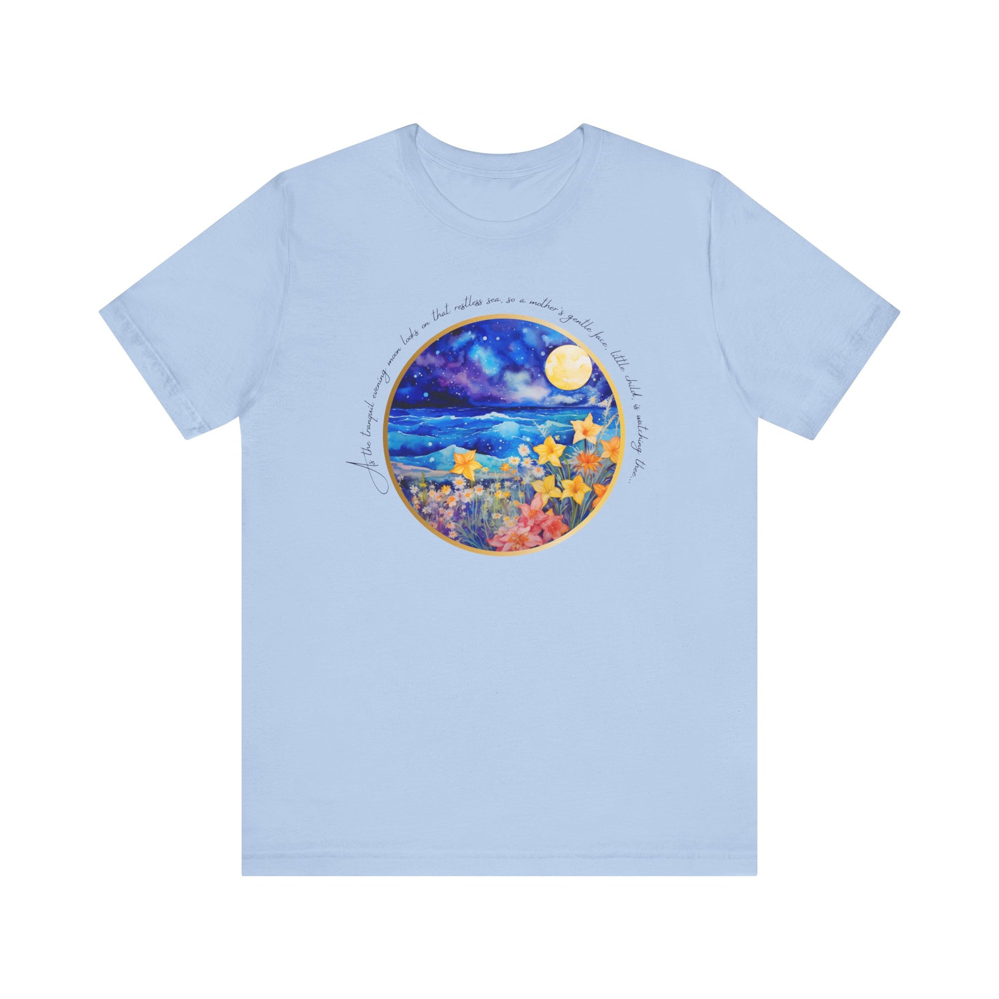 Mother Moon - Personalization option - Unisex Jersey Short Sleeve Tee