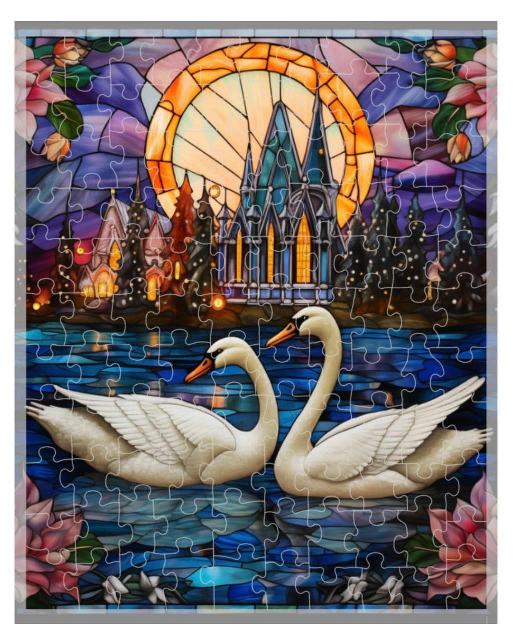 PUZZLE - Christmas Swan Fairytale