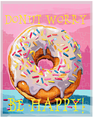 PUZZLE - Donut Worry Be Happy