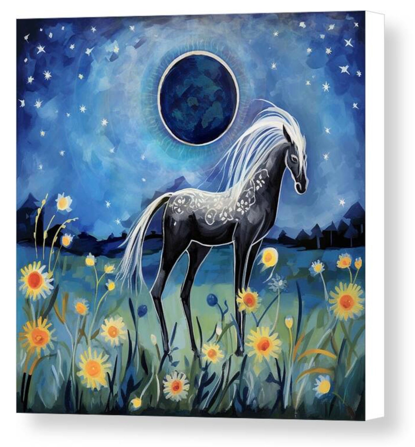 She Ran Calling Wildfire - Canvas Giclée Print