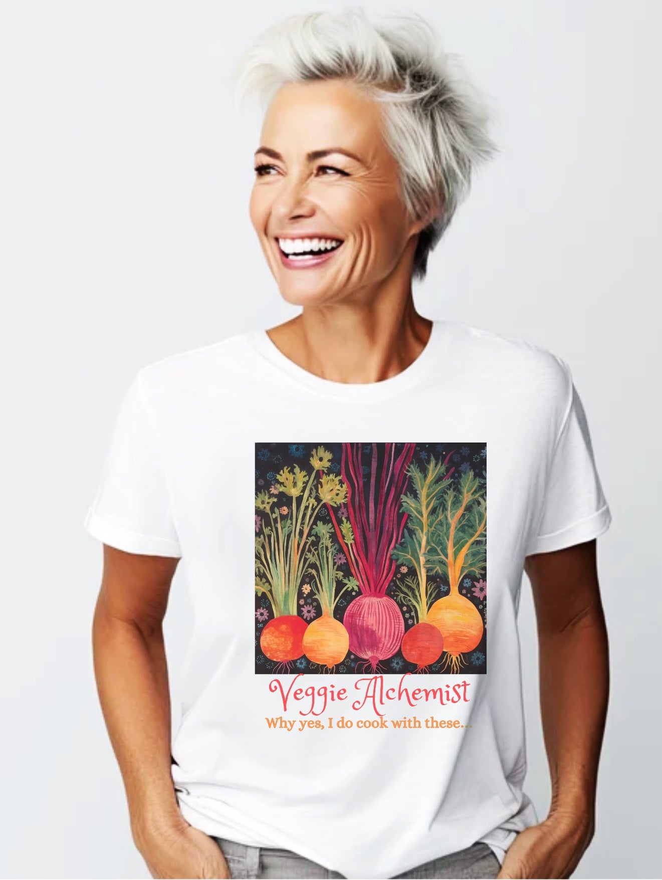 Veggie Alchemist - Personalization Option - Unisex Jersey Short Sleeve Tee