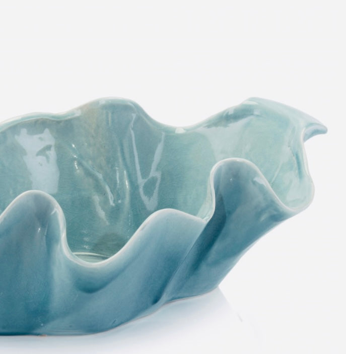 Ocean Wave Bowl - Sea Green