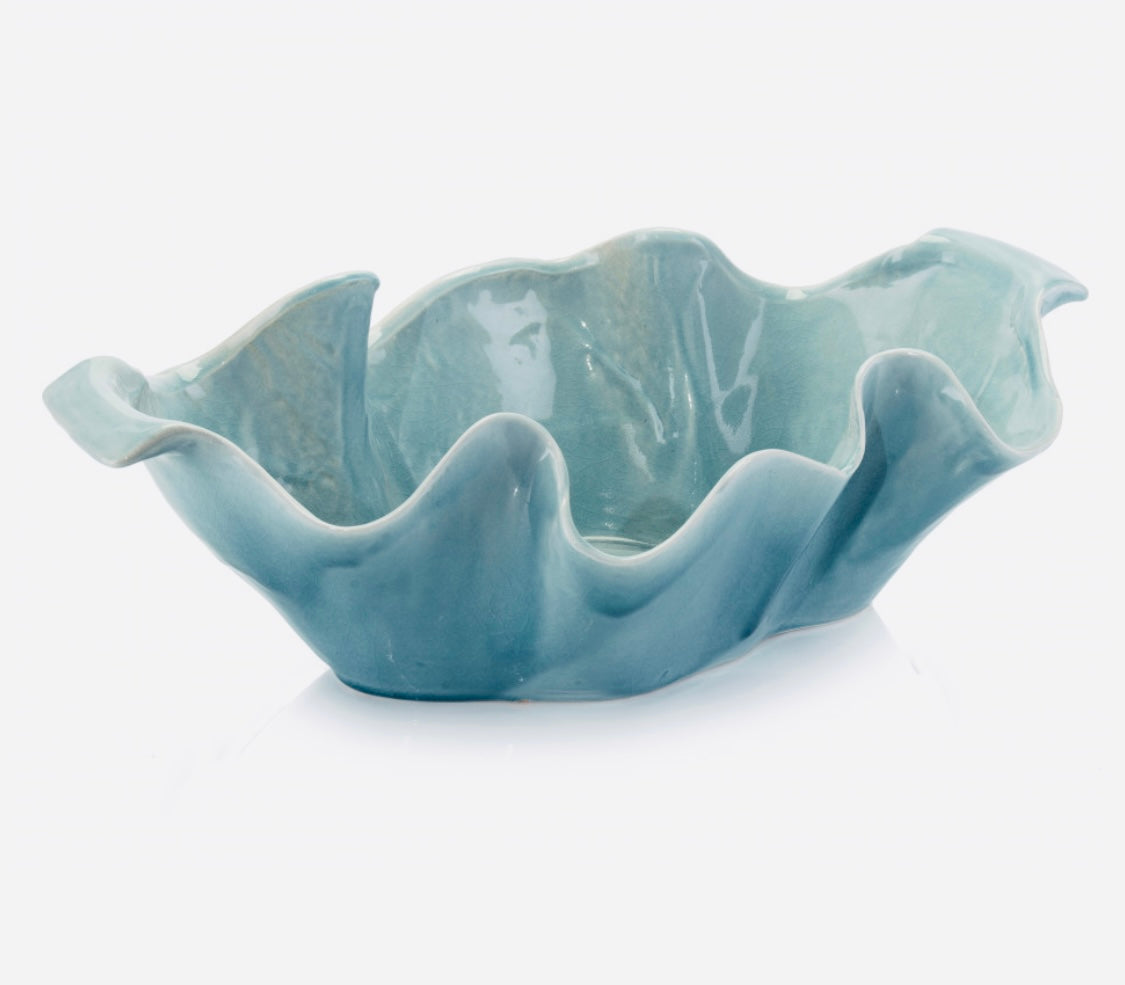 Ocean Wave Bowl - Sea Green