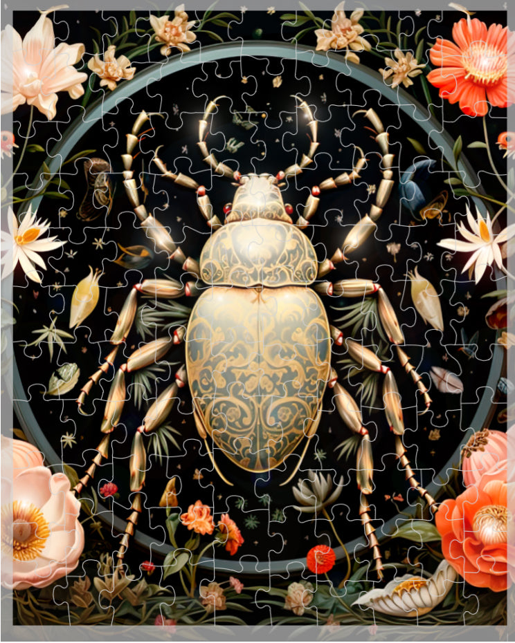 PUZZLE - Curiously Beautiful Beetle Collection- Specimen No. 4