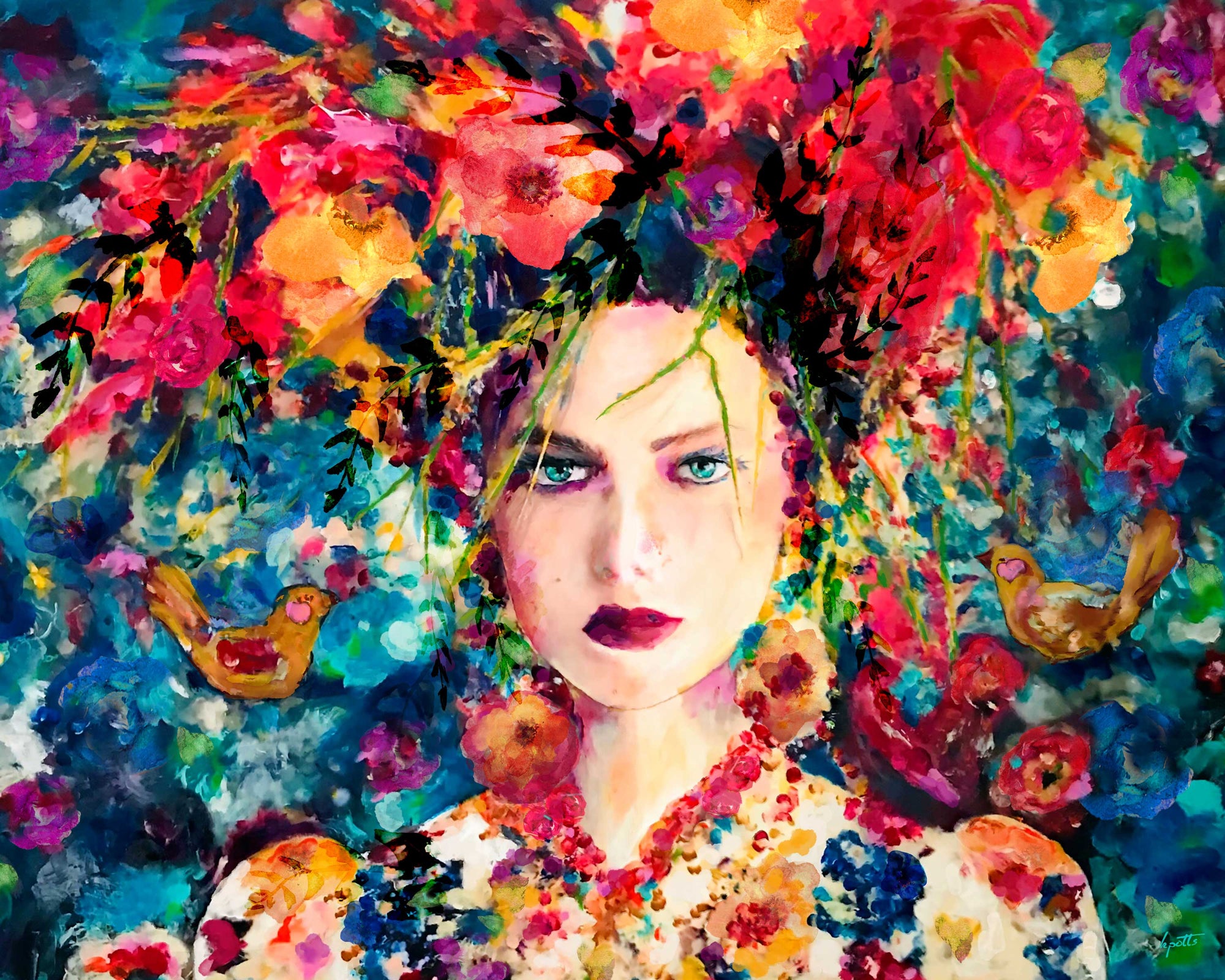 Frida-esque - canvas print