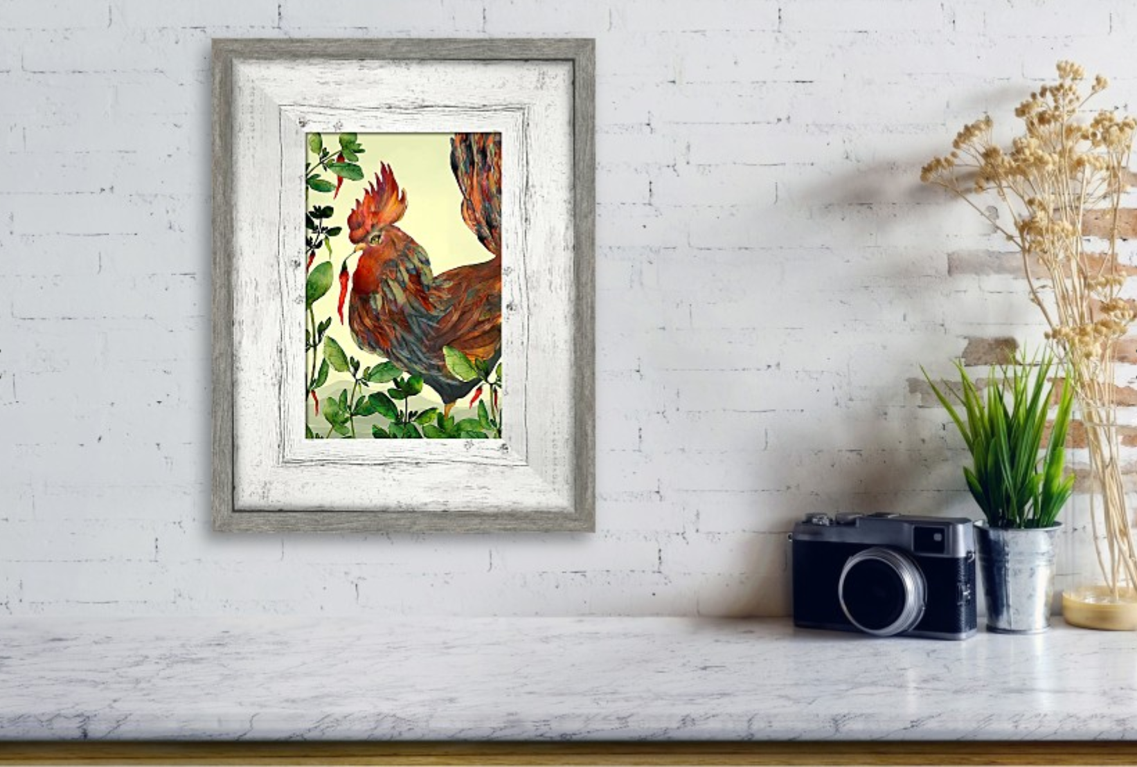 Mean Rooster - Canvas Print