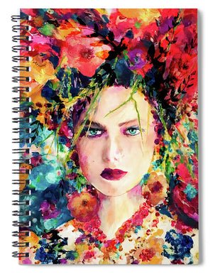 Frida-esque' - Spiral Notebook