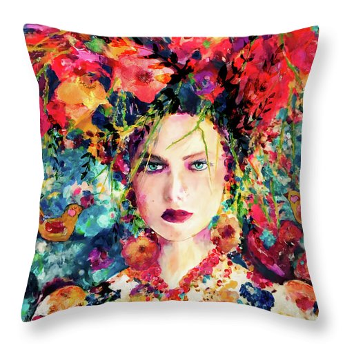 Frida-esque' - Throw Pillow