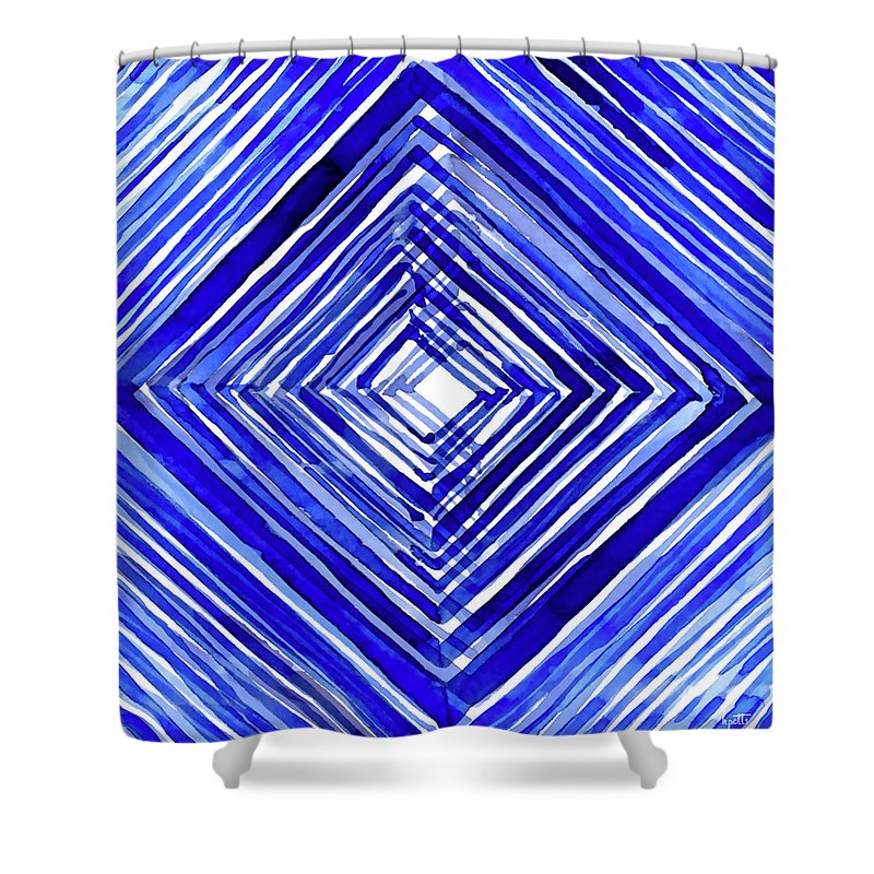 Indigo Textile 10 - Shower Curtain