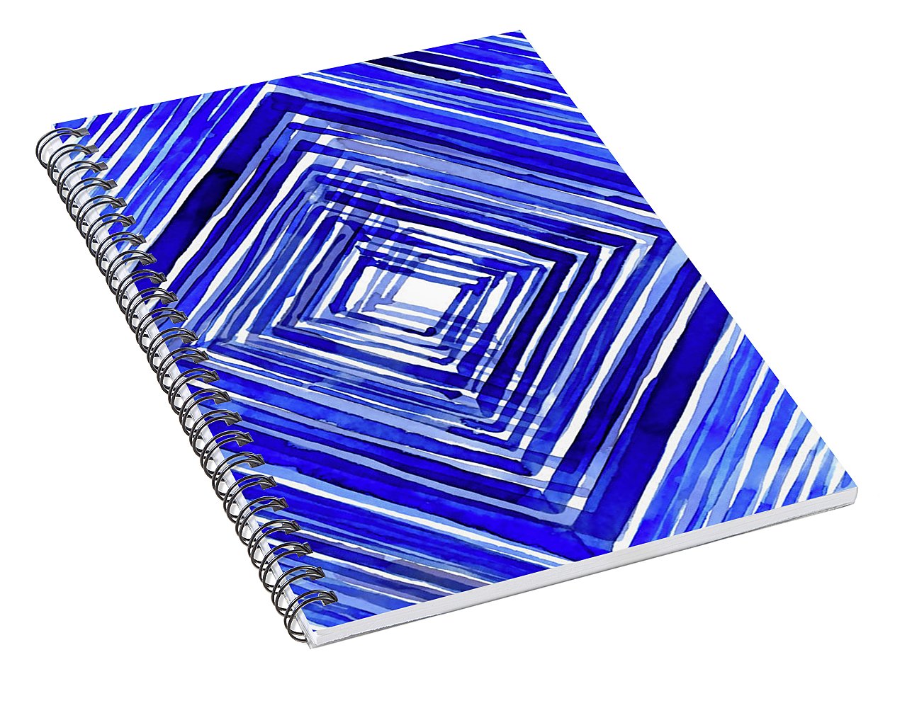 Indigo Textile 10 - Spiral Notebook