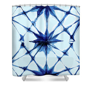 Indigo Textile 7 - Shower Curtain