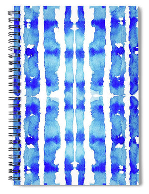 Indigo Textile 8 - Spiral Notebook