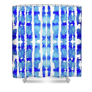 Indigo Textile 8 - Shower Curtain