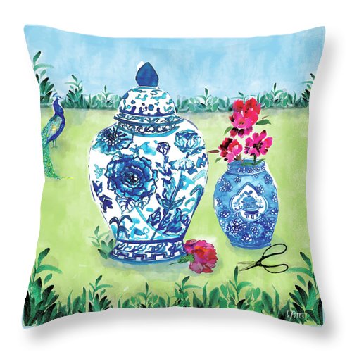 Lorenzo's Garden - Throw Pillow