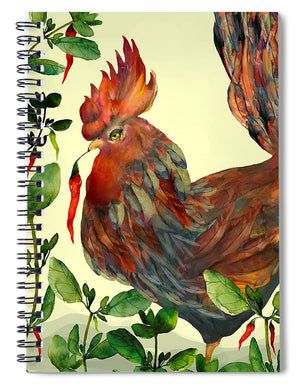 Mean Rooster - Spiral Notebook