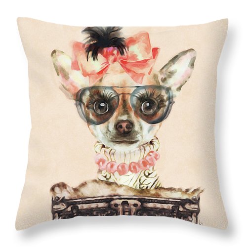 Momma's Little Darling - Throw Pillow