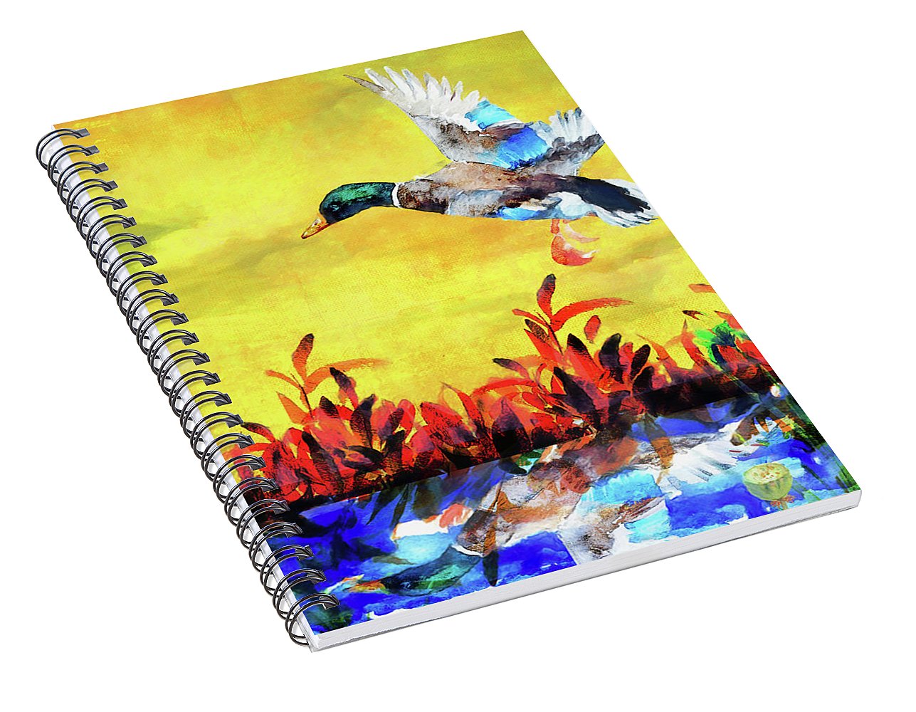 Morning Mallard - Spiral Notebook