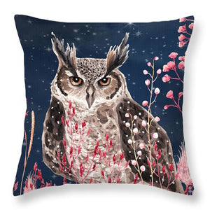 Night Owl - Throw Pillow