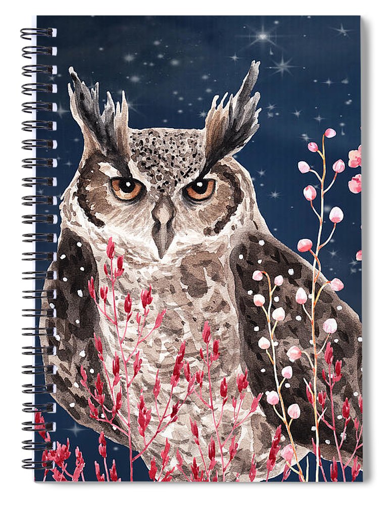 Night Owl - Spiral Notebook