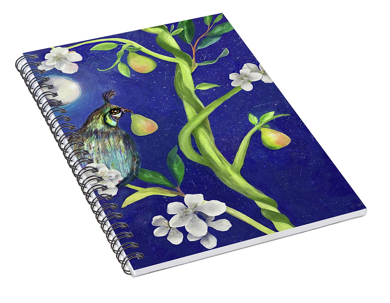 Partridge in a Pear Tree - Spiral Notebook